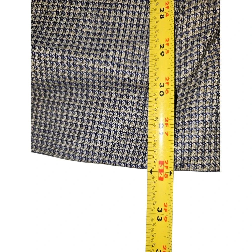 Vintage Nordstrom Harris Tweed Blazer Mens Size 42L‎ Wool Silk Sport Coat
